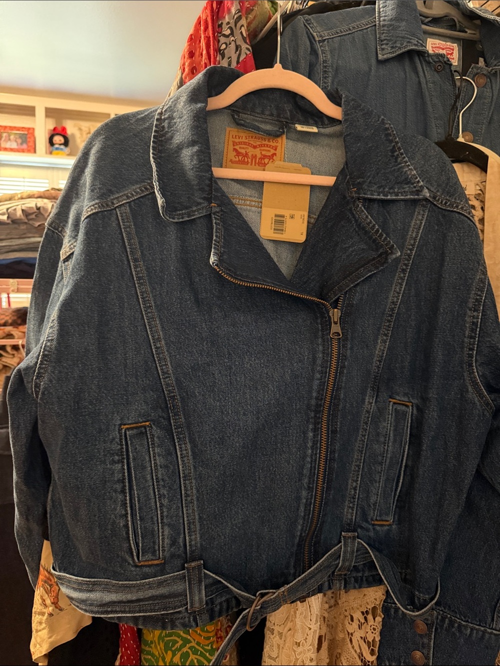 NWT Levi’s Belted Denim Jacket